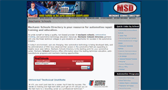Desktop Screenshot of mechanicschoolsdirectory.com