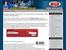 Tablet Screenshot of mechanicschoolsdirectory.com